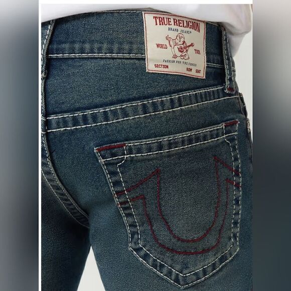 True Religion ROCCO BIG T SKINNY JEANS Mens size 36 waist, 32 Length, NWT - Picture 9 of 10